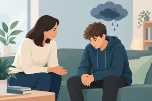 Når du skal tale med en teenager om depression