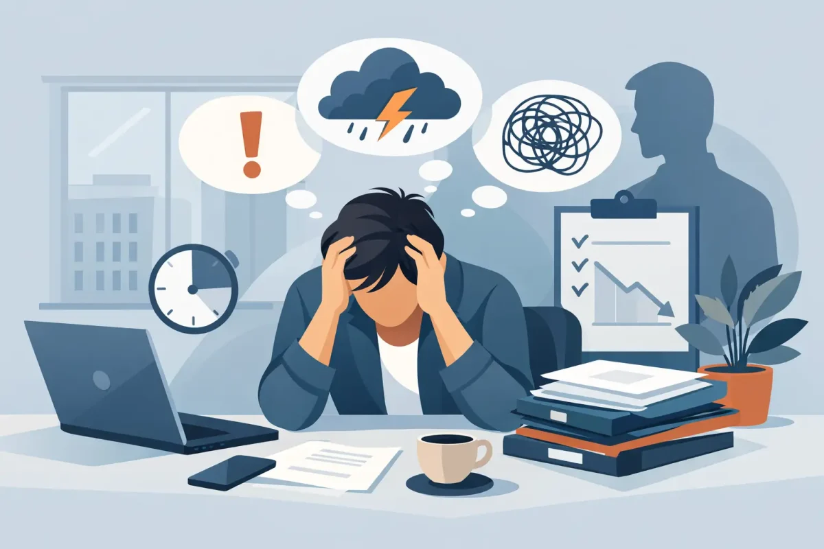 Tegn på arbejdsangst og hvad du kan gøre